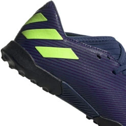 ADIDAS JR Nemeziz Messi Tango 19.3 TF Soccer Shoe - Tech Indigo/Signal Green/Glory Purple -Gazelle Sports Shop EF1811 04