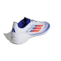 ADIDAS F50 League TF Soccer Shoe - Cloud White / Solar Red / Lucid Blue - Regular (D) 12 ADIDAS F50 League TF Soccer Shoe - Cloud White / Solar Red / Lucid Blue - Regular (D) -Gazelle Sports Shop F50 League Turf Soccer Shoes White IF1343 05 standard