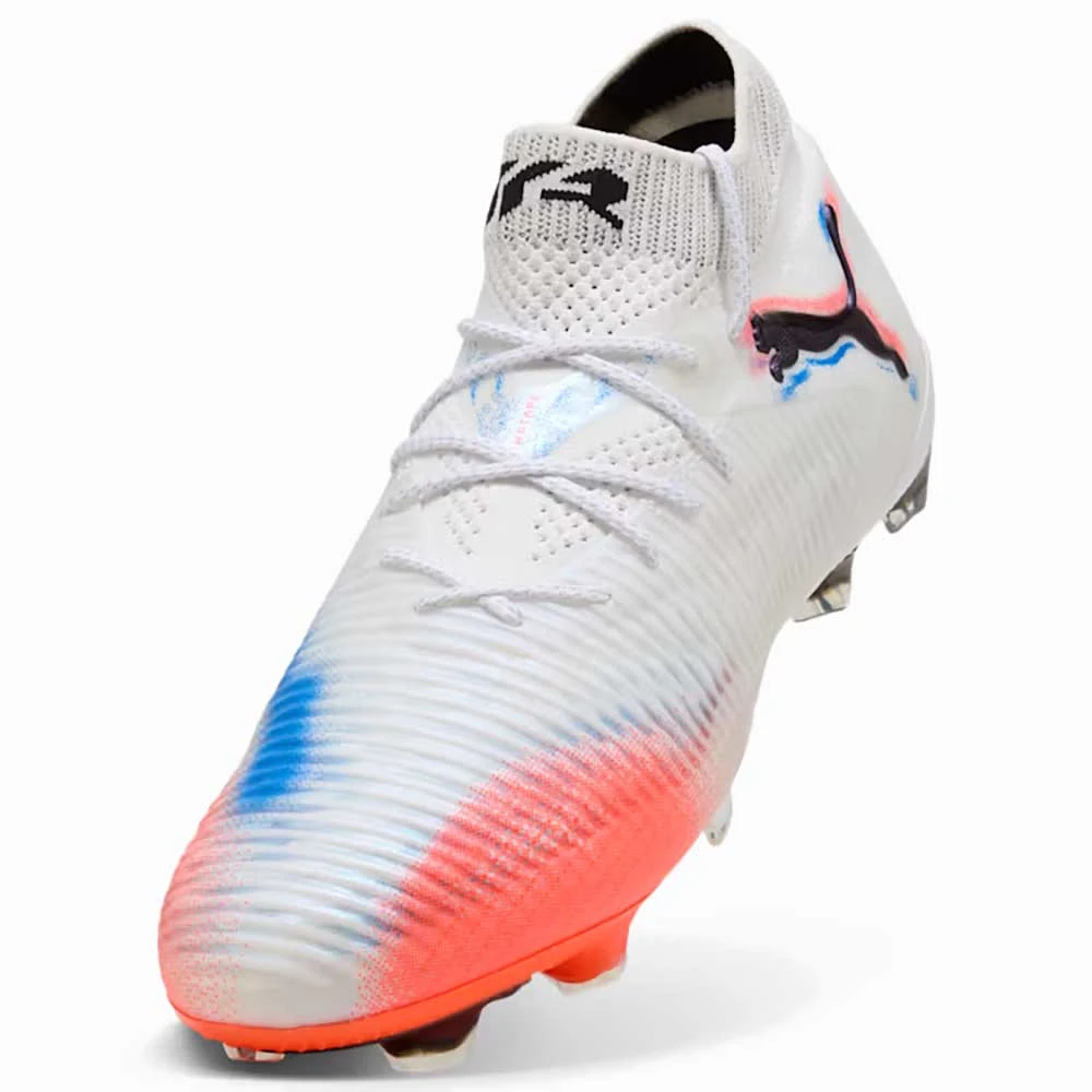 Men's Future 8 Ultimate FG Soccer Cleat - Puma White/PumaBlack/Glowing Red - Regular (D) 4 Men's Future 8 Ultimate FG Soccer Cleat - Puma White/PumaBlack/Glowing Red - Regular (D) - Image 2