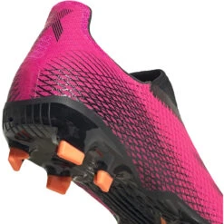 ADIDAS JR X Ghosted .3 Laceless FG Soccer Shoe - Shock Pink/Core Black/Screaming Orange 11 ADIDAS JR X Ghosted .3 Laceless FG Soccer Shoe - Shock Pink/Core Black/Screaming Orange -Gazelle Sports Shop FY7281 04