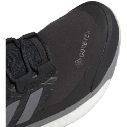 ADIDAS Women's Terrex Free Hiker GoreTEX Hiking Shoe - Carbon/Grey/Glow Blue - Regular (B) 10 ADIDAS Women's Terrex Free Hiker GoreTEX Hiking Shoe - Carbon/Grey/Glow Blue - Regular (B) -Gazelle Sports Shop G28464 03