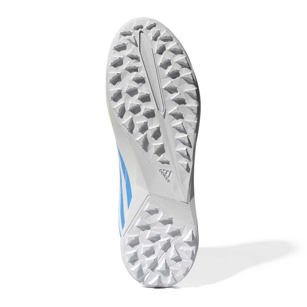 ADIDAS Unisex Predator Edge .3 TF Soccer Shoe - Ftwr White/Solar Yellow/Powder Blue - Regular (D) 6 ADIDAS Unisex Predator Edge .3 TF Soccer Shoe - Ftwr White/Solar Yellow/Powder Blue - Regular (D) - Image 4