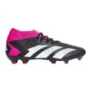 ADIDAS Unisex Predator Accuracy 2 FG Soccer Shoe - Core Black/Ftwr White/Team Shock Pink 2 - Regular (D) 1 ADIDAS Unisex Predator Accuracy 2 FG Soccer Shoe - Core Black/Ftwr White/Team Shock Pink 2 - Regular (D) -Gazelle Sports Shop GW4586