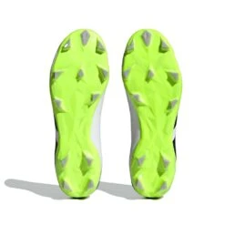 ADIDAS Unisex Predator Accuracy .3 Laceless FG - Cloud White/ Core Black / Lucid Lemon- Regular (D) -Gazelle Sports Shop GZ0021 03 standard