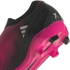 ADIDAS Unisex X Speedportal.3 LL FG Soccer Shoe - Team Shock Pink 2/Zero Metalic/Core Black - Regular (D) -Gazelle Sports Shop GZ5065 02