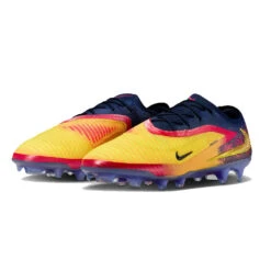 Nike Phantom 360 Elite FG EH Soccer Cleat - Laser Orange/Lemon Venom/Blue Void - Regular (D) -Gazelle Sports Shop HQ2332 800 3