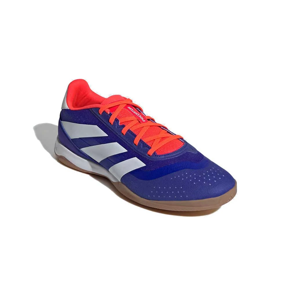 ADIDAS Predator League Indoor Soccer Shoe - Lucid Blue/Cloud White/Solar Red - Regular (D) 4 ADIDAS Predator League Indoor Soccer Shoe - Lucid Blue/Cloud White/Solar Red - Regular (D) - Image 2