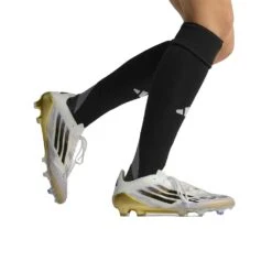 ADIDAS F50 Elite FG Soccer Cleat - Cloud White/Core Black/Gold Metallic - Regular (D) -Gazelle Sports Shop JH7617 HM3 hover