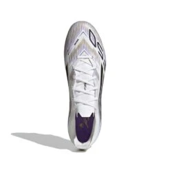 ADIDAS F50 Pro FG Soccer Cleat - Cloud White/Black/Gold Metallic - Regular (D) -Gazelle Sports Shop JH7686 02 standard