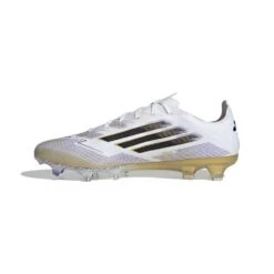 ADIDAS F50 Pro FG Soccer Cleat - Cloud White/Black/Gold Metallic - Regular (D) -Gazelle Sports Shop JH7686 06 standard