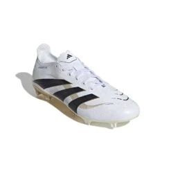 ADIDAS Predator League FG/MG Soccer Cleat - Cloud White/Core Black/Gold Metallic - Regular (D) -Gazelle Sports Shop JI1116 04 standard