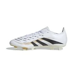 ADIDAS Predator League FG/MG Soccer Cleat - Cloud White/Core Black/Gold Metallic - Regular (D) -Gazelle Sports Shop JI1116 06 standard