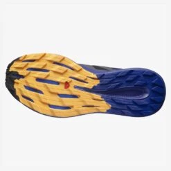 Salomon Men's Pulsar Trail Shoe - Black/Clematis Blue/Blazing Orange- Regular (D) -Gazelle Sports Shop L41603200 da37cd5b886c4091b61da96c1603e347