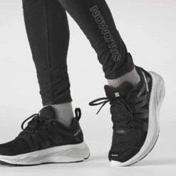 Salomon Men's Glide Max Running Shoe- Lunar Rock/Black/Tanager Turquoise- Regular (D) -Gazelle Sports Shop L41764300 fb451c08fbf3222bc61da96991b90980