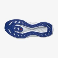 Salomon Men's DRX Bliss Running Shoe - Surf The Web/Safety Yellow/White - Regular (D) -Gazelle Sports Shop L47292500 78ebf788301d1989c1302ffebf249bf5