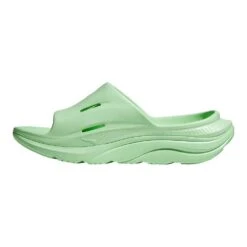 Hoka Unisex Ora Recovery Slide 3 - Lime Glow/Lime Glow - Regular (D) -Gazelle Sports Shop LIGLLIGL D7