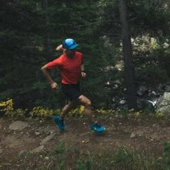 Topo Athletic Men's Ultraventure 3 Trail Shoe- Blue/Lime- Regular (D) -Gazelle Sports Shop M060.Blue Lime 10