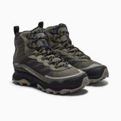 Merrell Men's Moab Speed Thermo Mid Waterproof Hiking Boot - Olive - Regular (D) 13 Merrell Men's Moab Speed Thermo Mid Waterproof Hiking Boot - Olive - Regular (D) -Gazelle Sports Shop MRLM J066915 021621 S21 004 1