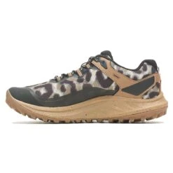 Merrell Women's Antora 3 Trail Running Shoe - Sepia Leopard - Regular (B) -Gazelle Sports Shop MRLW J067552 020722 S23 180