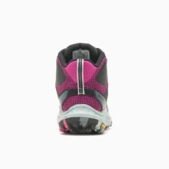 Merrell Women's Antora 3 Mid Waterproof Boot - Black/Fuchsia - Regular (B) -Gazelle Sports Shop MRLW J067582 020722 S23 270
