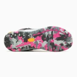 Merrell Women's Antora 3 Mid Waterproof Boot - Black/Fuchsia - Regular (B) -Gazelle Sports Shop MRLW J067582 020722 S23 OUT