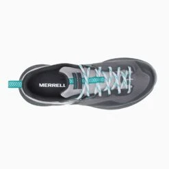 Merrell Women's MQM 3 Trail Running Shoe - Charcoal/Teal- Regular (B) -Gazelle Sports Shop MRLW J135534 032221 S22 TOP