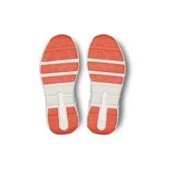 On Running Youth Cloudleap Running Shoe - Ivory/Flame - Regular (M) -Gazelle Sports Shop Medium PNG 3KE30020849 cloudleap fw24 ivory flame k g3