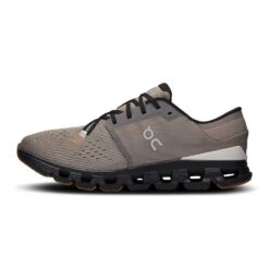 On Running Men's Cloud X 4 Running Shoe - Fog/Black - Regular (D) -Gazelle Sports Shop Medium PNG 3ME30042532 cloud x 4 fw24 fog black m g4