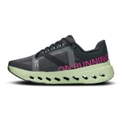 On Running Women's Cloudsurfer Next Running Shoe - Black/Lima - Regular (B) -Gazelle Sports Shop Medium PNG 3WE30052535 cloudsurfer next fw24 black lima w g4