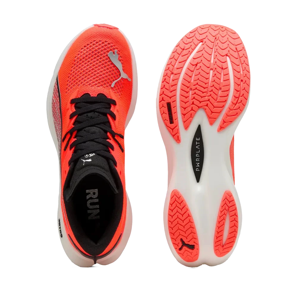 Men's Deviate Nitro 3 - Glowing Red/Puma Black - Regular (D) - Image 3