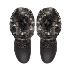 NORTH FACE Women's Shellisata IV Luxe Waterproof Boots - TNF Black/Gardenia White - Regular (B) 8 NORTH FACE Women's Shellisata IV Luxe Waterproof Boots - TNF Black/Gardenia White - Regular (B) -Gazelle Sports Shop NF0A7W48 R0G detailinstep