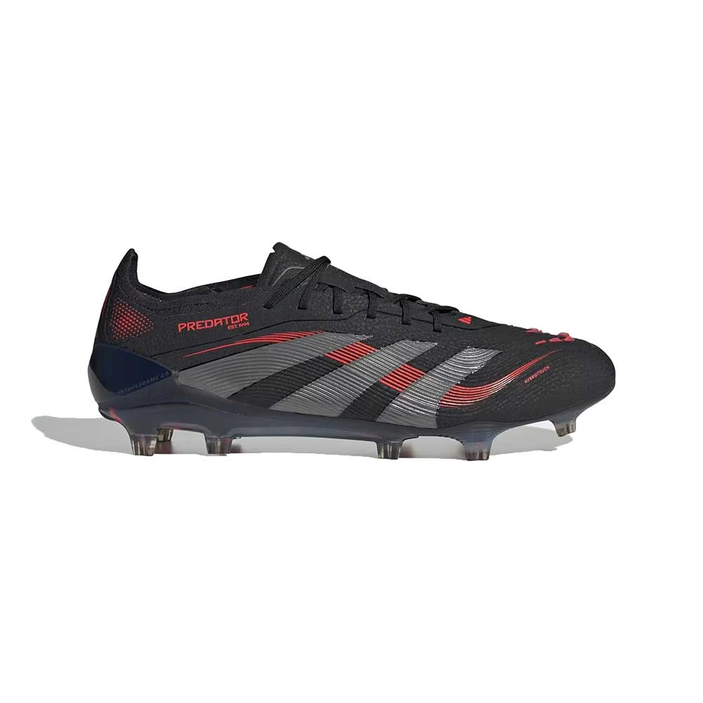 ADIDAS Men's Predator Elite FG Soccer Cleat - Core Black/Grey Four/Lucid Red - Regular (D)