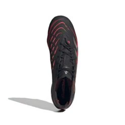 ADIDAS Men's Predator Elite FG Soccer Cleat - Core Black/Grey Four/Lucid Red - Regular (D) -Gazelle Sports Shop Predator Elite Firm Ground Cleats Black ID3878 02 standard