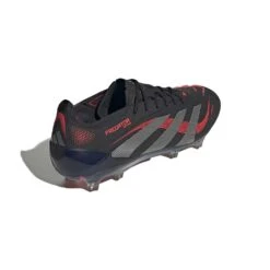 ADIDAS Men's Predator Elite FG Soccer Cleat - Core Black/Grey Four/Lucid Red - Regular (D) -Gazelle Sports Shop Predator Elite Firm Ground Cleats Black ID3878 05 standard
