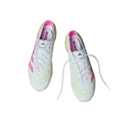 ADIDAS Men'sPredator Elite FG Soccer Cleats - Cloud White/Lucid Pink/Lucid Lemon - Regular (D) 6 ADIDAS Men'sPredator Elite FG Soccer Cleats - Cloud White/Lucid Pink/Lucid Lemon - Regular (D) -Gazelle Sports Shop Predator Elite Firm Ground Cleats White ID3881 HM5