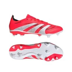 ADIDAS Men's Predator League FG/MG Soccer Cleat - Lucid Red/Ftwr White/Black - Regular (D) -Gazelle Sports Shop Predator League Firm Multi Ground Cleats Red ID3745 HM1
