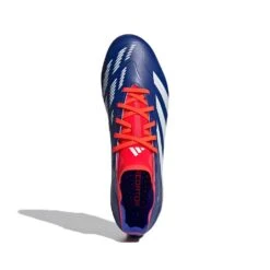 ADIDAS Men's Predator League FG Soccer Cleats - Lucid Blue/Cloud White/Solar Red - Regular (D) -Gazelle Sports Shop Predator League Firm Ground Soccer Cleats Blue IF6348 02 standard
