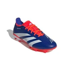 ADIDAS Men's Predator League FG Soccer Cleats - Lucid Blue/Cloud White/Solar Red - Regular (D) -Gazelle Sports Shop Predator League Firm Ground Soccer Cleats Blue IF6348 04 standard