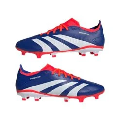 ADIDAS Men's Predator League FG Soccer Cleats - Lucid Blue/Cloud White/Solar Red - Regular (D) -Gazelle Sports Shop Predator League Firm Ground Soccer Cleats Blue IF6348 09 standard