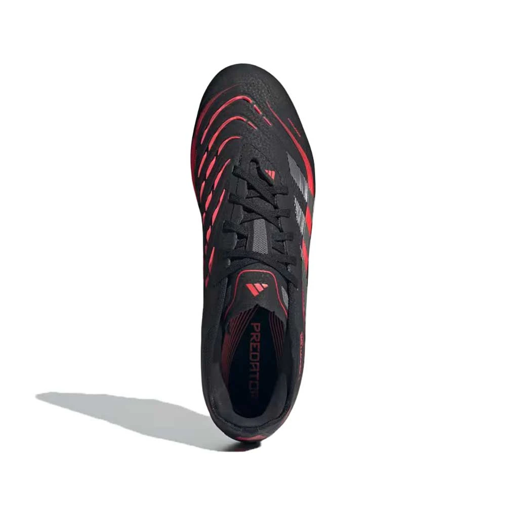 ADIDAS Men's Predator Pro FG Soccer Cleats - Core Black/Grey Four/Lucid Red - Regular (D) 7 ADIDAS Men's Predator Pro FG Soccer Cleats - Core Black/Grey Four/Lucid Red - Regular (D) - Image 5