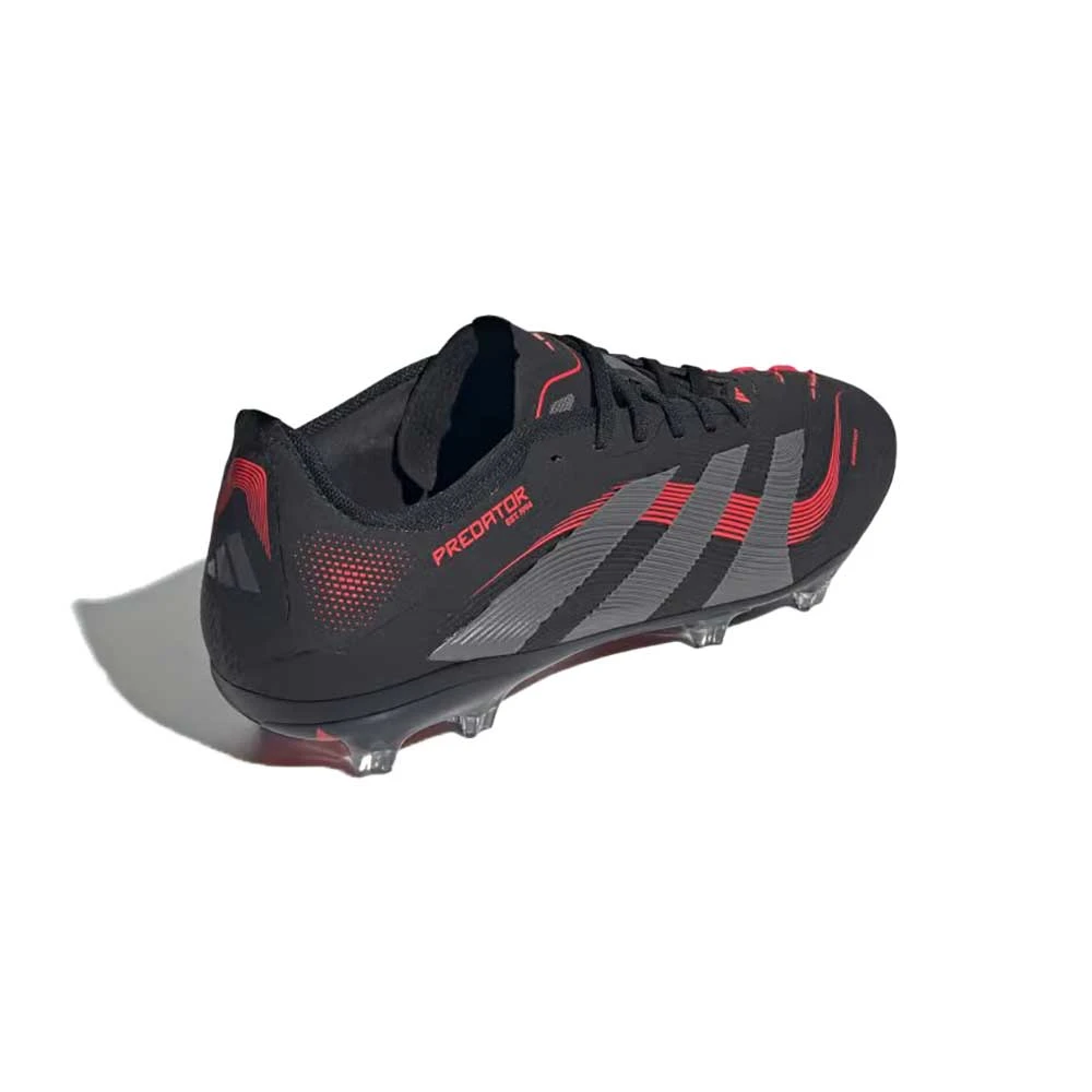 ADIDAS Men's Predator Pro FG Soccer Cleats - Core Black/Grey Four/Lucid Red - Regular (D) 5 ADIDAS Men's Predator Pro FG Soccer Cleats - Core Black/Grey Four/Lucid Red - Regular (D) - Image 3