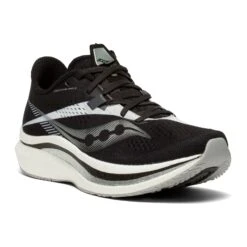 Saucony Women's Endorphin Pro 2 Racing Shoe - Black/White - Regular (B) -Gazelle Sports Shop S10687 10 5 1