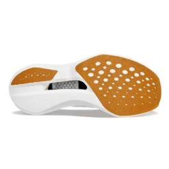 Saucony Women's Endorphin Elite Running Shoe- White/Gold- Regular (B) -Gazelle Sports Shop S10768 13 4