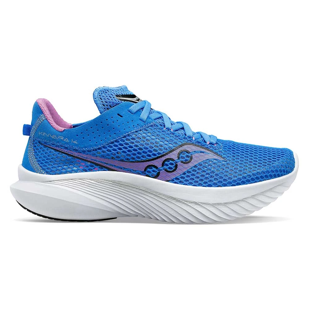 Saucony Women's Kinvara 14 Running Shoe - Bluelight/Grape - Regular (B) 3 Saucony Women's Kinvara 14 Running Shoe - Bluelight/Grape - Regular (B)