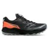 Saucony Men's Xodus Ultra 2 Trail Running Shoe - Black/ViZiOrange - Regular (D) -Gazelle Sports Shop S10843 05 1