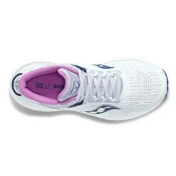 Saucony Women's Triumph 21 Running Shoe - White/Indigo - Regular (B) -Gazelle Sports Shop S10881 31 3