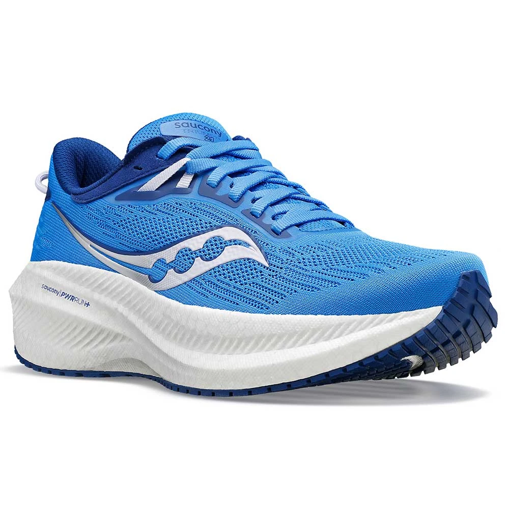 Saucony Women's Triumph 21 Running Shoe - Bluelight/Mauve - Regular (B) 4 Saucony Women's Triumph 21 Running Shoe - Bluelight/Mauve - Regular (B) - Image 2