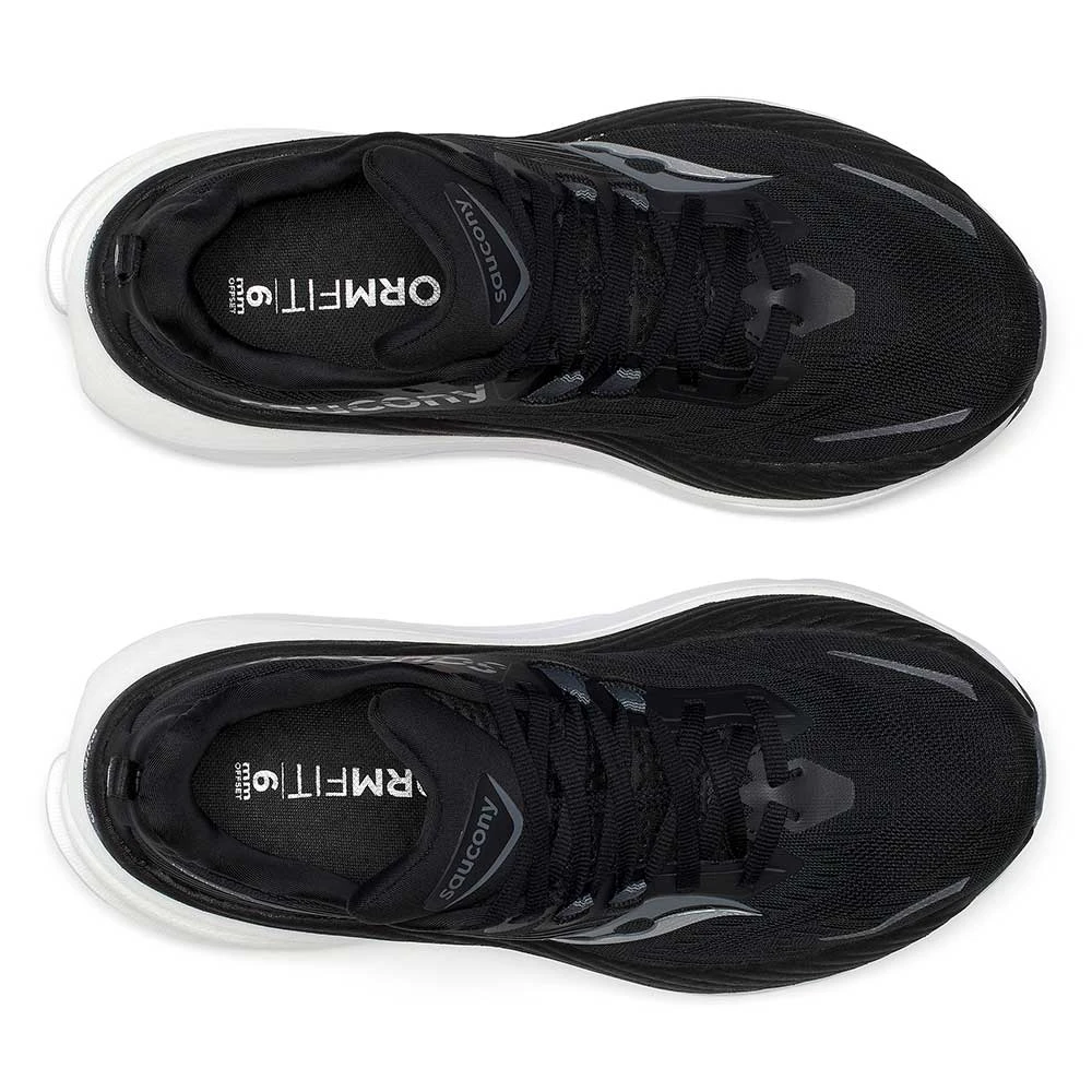 Saucony Women's Hurricane 24 Running Shoe - Black/Carbon - Regular (B) 6 Saucony Women's Hurricane 24 Running Shoe - Black/Carbon - Regular (B) - Image 4