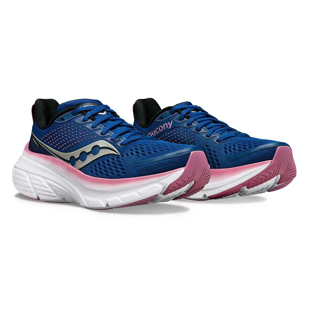 Saucony Women's Guide 17 Running Shoe - Navy/Orchid - Regular (B) 4 Saucony Women's Guide 17 Running Shoe - Navy/Orchid - Regular (B) - Image 2
