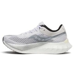 Saucony Women's Endorphin Pro 4 Running Shoe - White/Silver - Regular (B) 10 Saucony Women's Endorphin Pro 4 Running Shoe - White/Silver - Regular (B) -Gazelle Sports Shop S10939 201 3